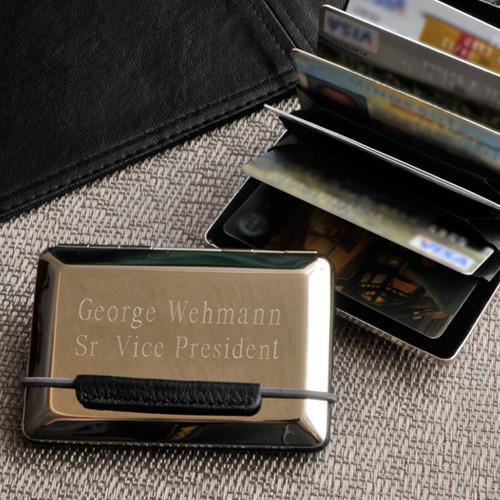 Personalized Business Card Holder - Expandable - Executive Gifts | JDS