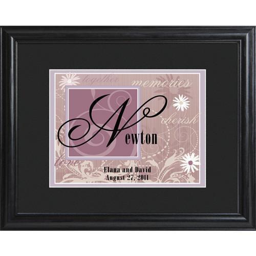 Personalized Purple Couple's Name Frame | JDS