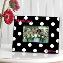 Load image into Gallery viewer, Personalized Polka Dot Picture Frame - All | JDS