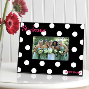 Personalized Polka Dot Picture Frame - All | JDS