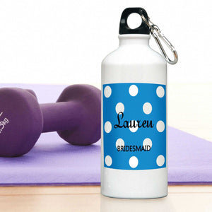 Personalized Water Bottle - Polka Dot | JDS