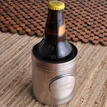 Load image into Gallery viewer, Personalized Can Cooler with Pewter Medallion - All | JDS