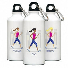 Load image into Gallery viewer, Personalized Go-Girl Water Bottle - Golfer, Runner, Shopper, Yoga | JDS
