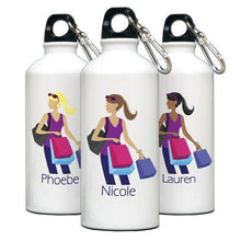 Load image into Gallery viewer, Personalized Go-Girl Water Bottle - Golfer, Runner, Shopper, Yoga | JDS