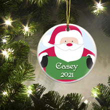 Load image into Gallery viewer, Personalized Ornaments - Christmas Ornaments - Kids - Ceramic | JDS