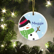 Load image into Gallery viewer, Personalized Ornaments - Christmas Ornaments - Kids - Ceramic | JDS