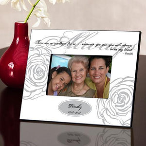 Personalized Always Memorial Picture Frame - White | JDS