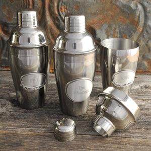 Personalized Mixologist Cocktail Shaker w/Pewter Medallion