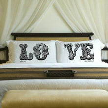 画像をギャラリービューアに読み込む, Personalized Couples Pillow Case Set - 9 Designs | JDS