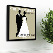 Load image into Gallery viewer, Personalized Couples Studio Canvas Sign | JDS