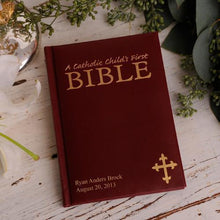 Cargar imagen en el visor de la galería, Personalized Bible - Small - Children&#39;s First Bible - Illustrated - Catholic | JDS