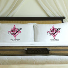 Load image into Gallery viewer, Personalized Perfect Panache Couples Pillow Case Set | JDS
