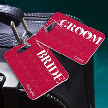 Load image into Gallery viewer, Personalized Couples Luggage Tags | JDS