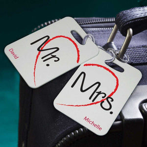 Personalized Couples Luggage Tags | JDS