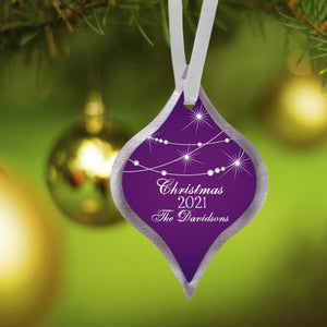 Personalized Elegant Christmas Ornament | JDS