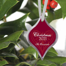 Load image into Gallery viewer, Personalized Elegant Christmas Ornament | JDS