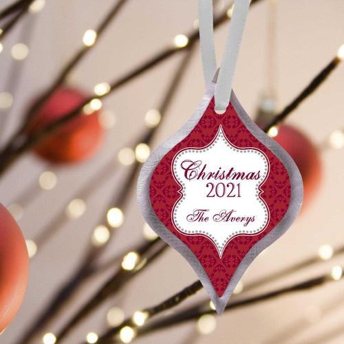 Personalized Elegant Christmas Ornament | JDS