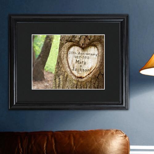 Personalized Signs - Tree Carving - Frame - Anniversary Gifts | JDS