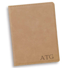 Load image into Gallery viewer, Personalized Light Brown Passport Holder | JDS