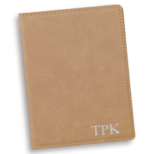 Load image into Gallery viewer, Personalized Light Brown Passport Holder | JDS