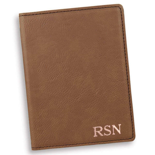 Personalized Dark Brown Passport Holder | JDS