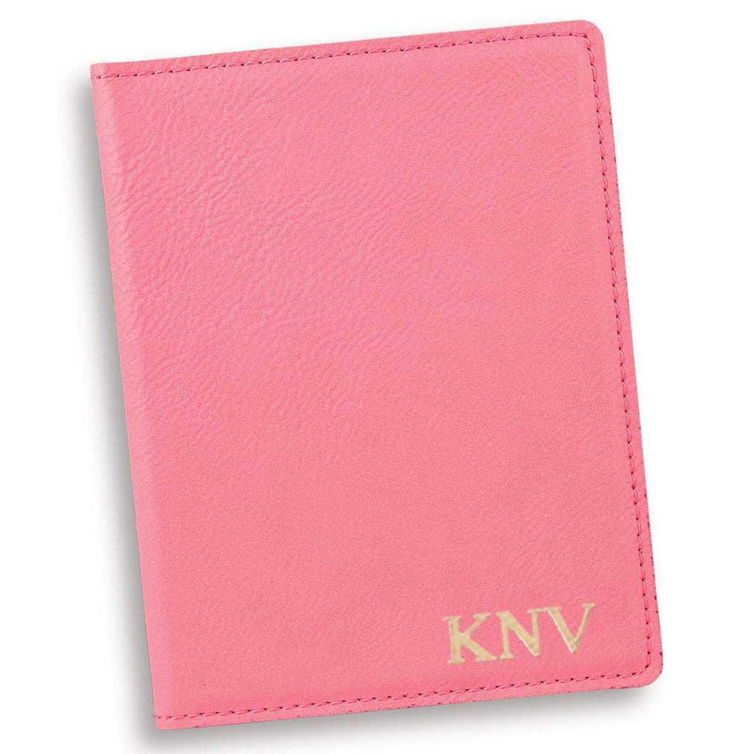 Personalized Pink Passport Holder | JDS