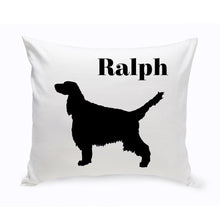 Load image into Gallery viewer, Personalized Throw Pillow - Dog Silhouette - Personalized Dog Gifts | JDS