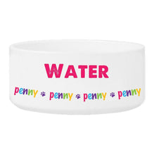 Load image into Gallery viewer, Personalized Girl Pet Bowl | JDS