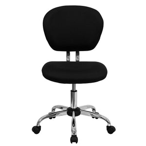 Custom Designed Mid-Back Mesh Swivel Task Chair with Chrome Base With Your Personalized Name