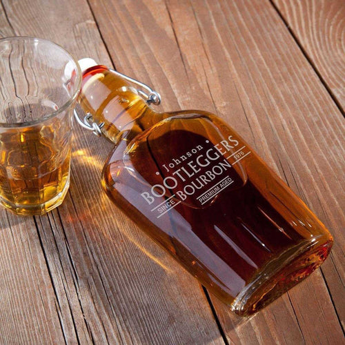 Personalized Flasks - Glass - 8.5 oz. | JDS