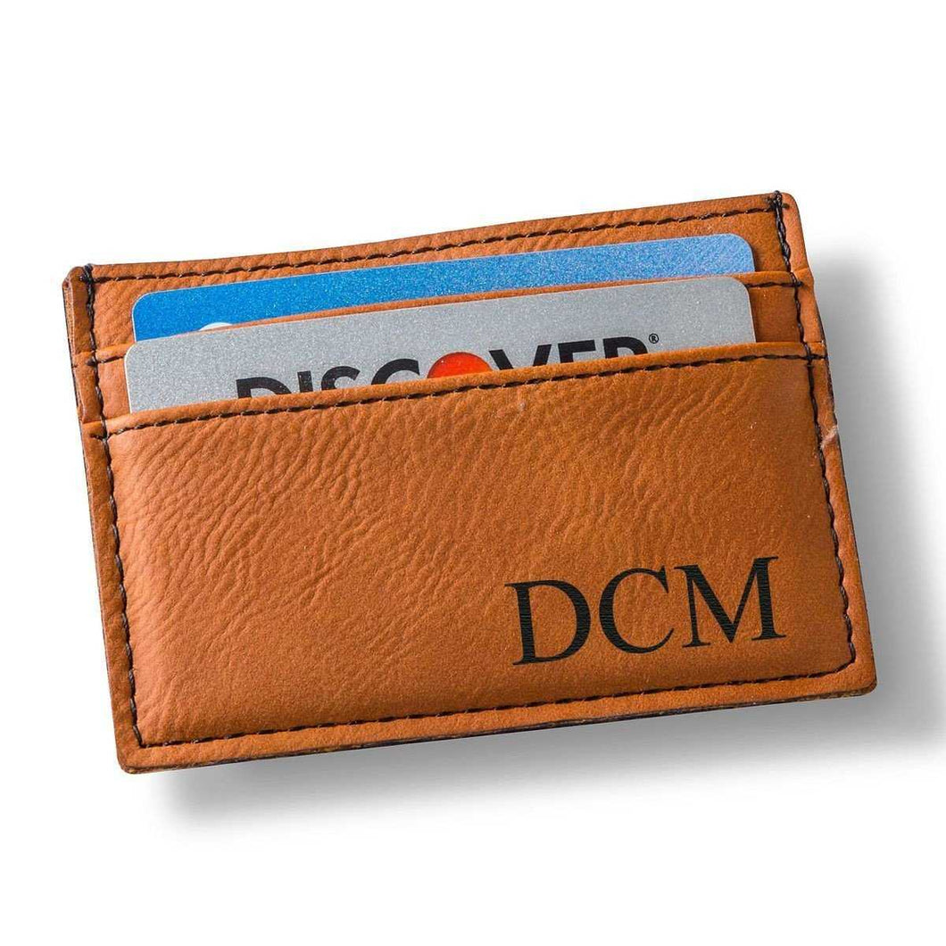 Personalized Rawhide Money Clip & Wallet | JDS