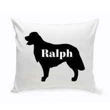 Load image into Gallery viewer, Personalized Throw Pillow - Dog Silhouette - Personalized Dog Gifts | JDS