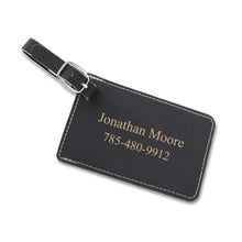 Load image into Gallery viewer, Personalized Leatherette Luggage Tags | JDS