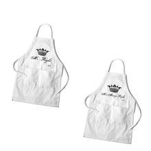 Load image into Gallery viewer, Personalized Couples White Apron Set | JDS