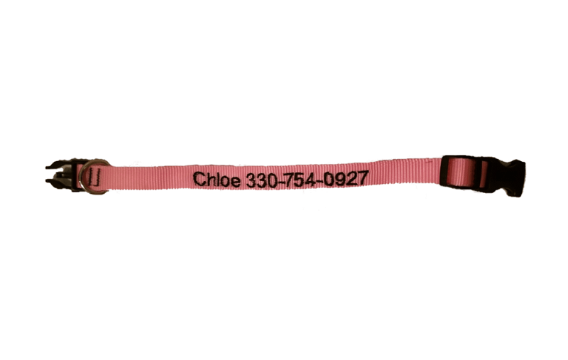 Custom Personalize Design Your Dog Collar with Pet Name & Contact Number