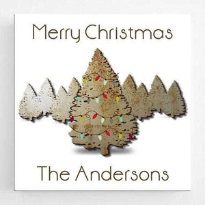Personalized Christmas Canvas Sign - Spruce | JDS