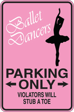 Cargar imagen en el visor de la galería, Personalized Novelty Sports Player Parking Sign, Bedroom Signs, Funny Gift Signs