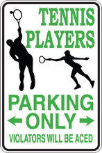 Cargar imagen en el visor de la galería, Personalized Novelty Sports Player Parking Sign, Bedroom Signs, Funny Gift Signs