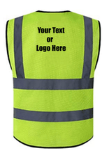 Load image into Gallery viewer, Custom Personalized Safety Vest Meets ANSI/ISEA Standards