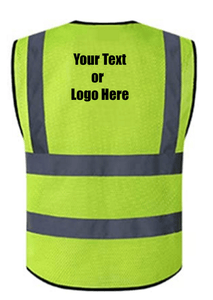 Custom Personalized Safety Vest Meets ANSI/ISEA Standards