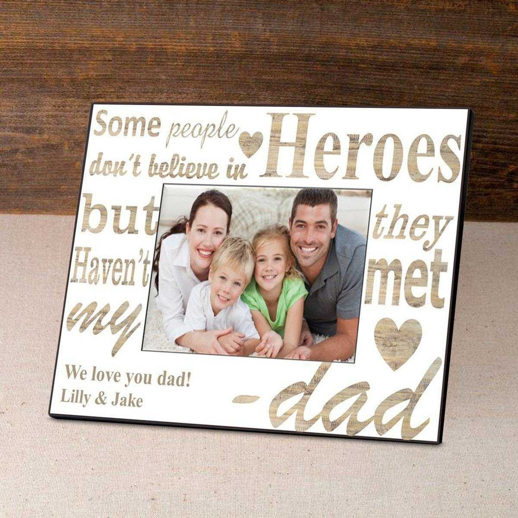 Personalized Father's Day Frame-My Hero | JDS