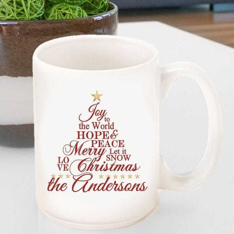 Personalized Holiday Coffee Mug - Joy | JDS