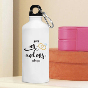 Personalized Mr. & Mrs. Water Bottle | JDS