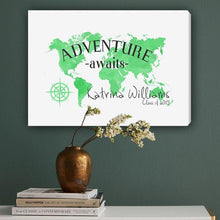 Load image into Gallery viewer, 18&quot;x 24&quot; Adventure Awaits Colorful Canvas | JDS