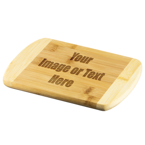 Personalized Round Edge Wood Cutting Board | teelaunch