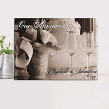 Load image into Gallery viewer, Personalized Couples Canvas Sign | JDS