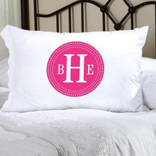 Load image into Gallery viewer, Personalized Felicity Chic Circles Pillow Case | JDS