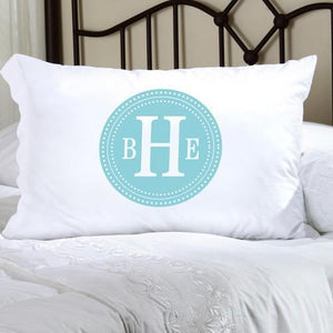 Personalized Felicity Chic Circles Pillow Case | JDS