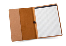 Load image into Gallery viewer, Monogram Stamped Portfolio with Notepad - Cork - Foil | JDS