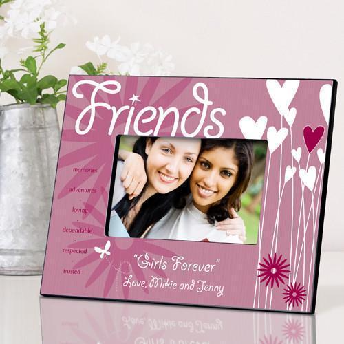 Personalized Heart and Flowers Frame | JDS